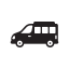 bus, isolated, mini, minibus, minivan, transport 