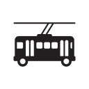 bus, train, tram, transport, transportation, trolley, trolleybus