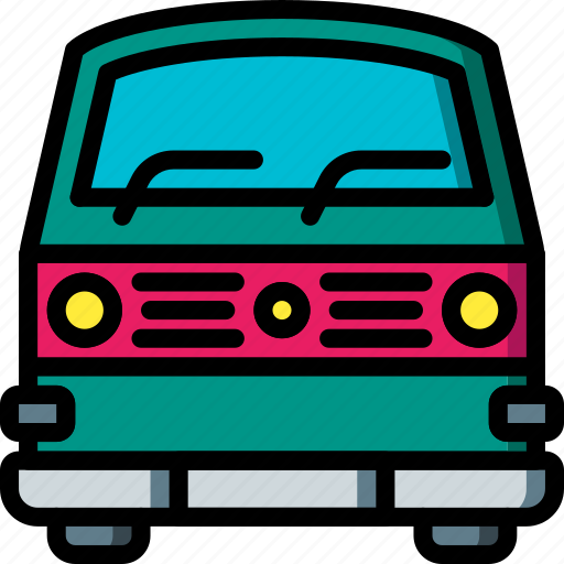 Camper, car, motor, transportation, van, vehicle, vw icon - Download on Iconfinder