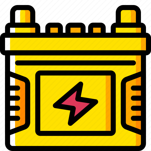 Battery, car, carparts, motor, transportation, vehicle icon - Download on Iconfinder