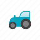 tractor, transport, barn, vehicle