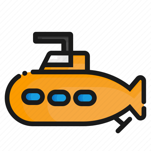 Submarine, transport, transportation icon - Download on Iconfinder