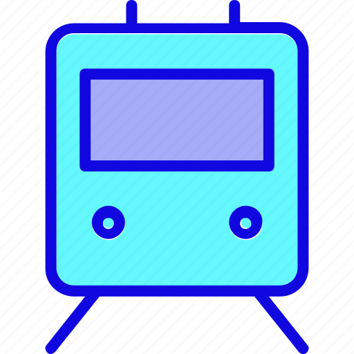 Locomotive, metro, railway, train, tram, transport, transportation icon - Download on Iconfinder