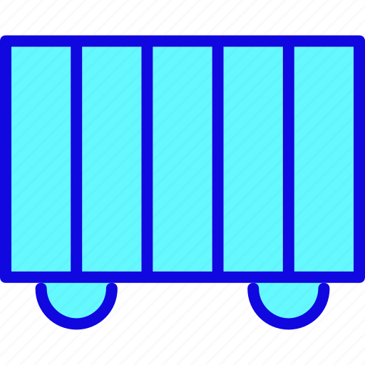 Carriage, container, delivery, railway, train, transport, transportation icon - Download on Iconfinder