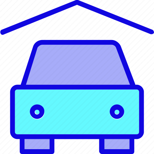 Building, car, garage, home, transport, transportation, vehicle icon - Download on Iconfinder