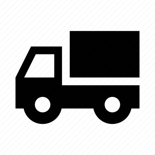 Truck, delivery, vehicle, container, wheels, wheel, transportation icon - Download on Iconfinder