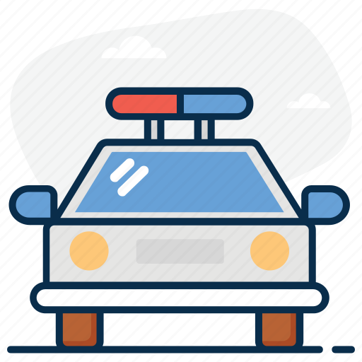 Automobile, car, cop car, police, police car, police transport, police vehicle icon - Download on Iconfinder