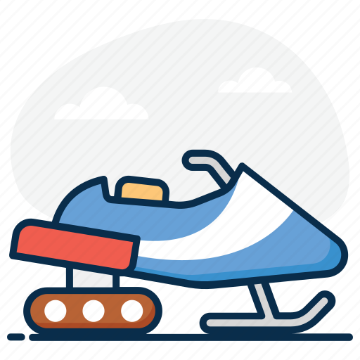 Arctic snowmobile, skidoo, snow sledge, snowmachine, snowmobile, winter sports icon - Download on Iconfinder