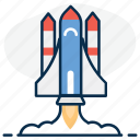 launch, missile, projectile, space rocket, space shuttle, spacecraft, spaceship