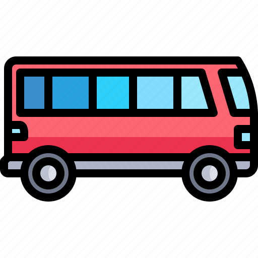 Automobile, electric, school, public, vehicle, bus, transport icon - Download on Iconfinder