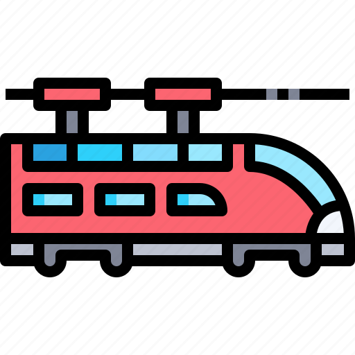 Public, transportation, train, travel, subway icon - Download on Iconfinder