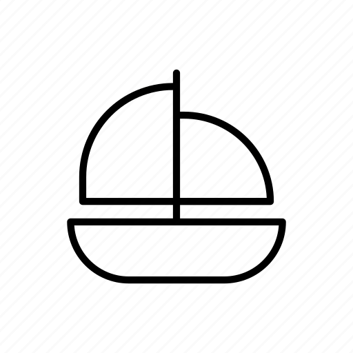 Transportation, sailboat, boat, vehicle, sea icon - Download on Iconfinder