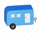 caravan, transportation, delivery, vehicle, transport 