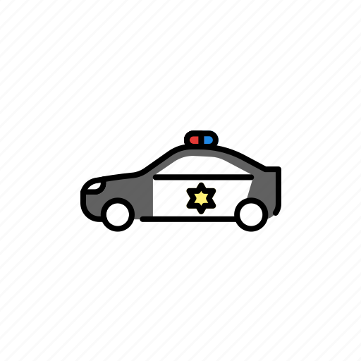 Car, police, sedan, transportation icon - Download on Iconfinder