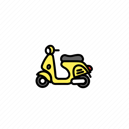 Motorcycle, scooter, transportation icon - Download on Iconfinder