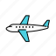 plane, aeroplane, passanger, flying, transportation 