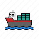ship, cargo, container, logistic