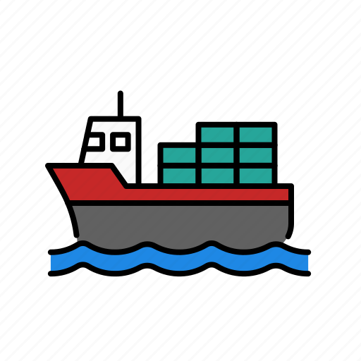 Ship, cargo, container, logistic icon - Download on Iconfinder