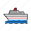 ship, ferry, boat, transportation 