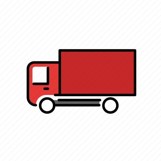 Truck, expedition, distribution, courrier, transportation, box truck icon - Download on Iconfinder