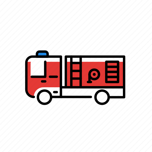 Truck, fire, emergency, transportation icon - Download on Iconfinder