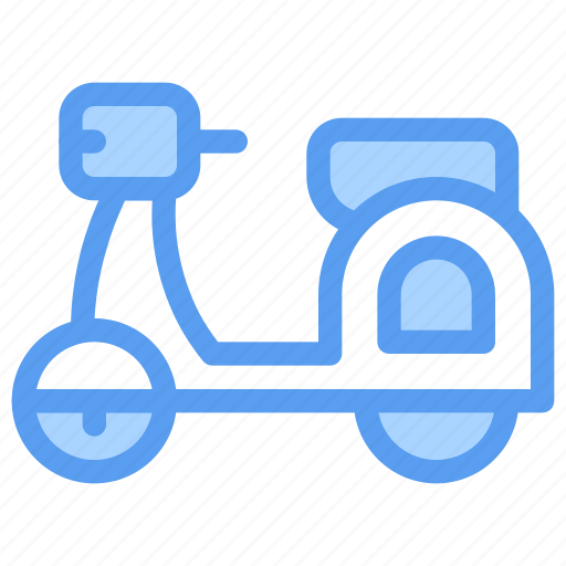 Vespa, motorcycle, motorbike, transport, vehicle icon - Download on Iconfinder