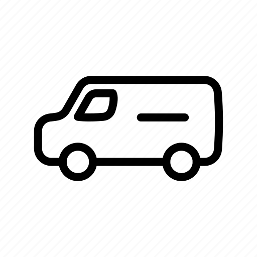 Van, truck, vehicle, transport, delivery icon - Download on Iconfinder