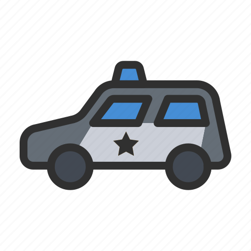 Police, car, transportation, automobile, cop icon - Download on Iconfinder