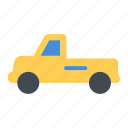 pickup, truck, flatbed, transport, vehicle