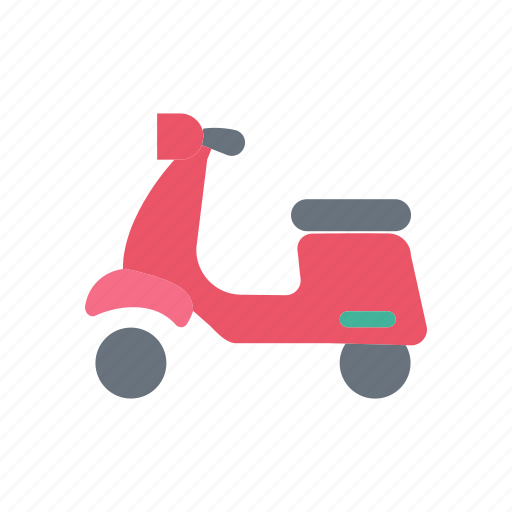 Scooter, vespa, transport, delivery, motorbike icon - Download on Iconfinder