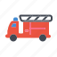 truck, fire, engine, transport, firefighter 
