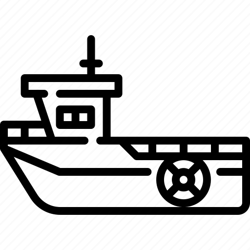 Ship, boat, fishing, sea, marine, vessel, sailboat icon - Download on Iconfinder