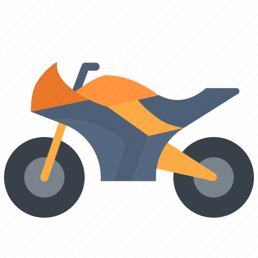 Motorcycle, motorbike, race, transportation, speed, vehicle, ride icon - Download on Iconfinder