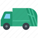 trash, truck, garbage, rubbish, recycle, service, waste