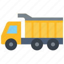 dump, truck, transportation, vehicle, transport, industry, heavy, service