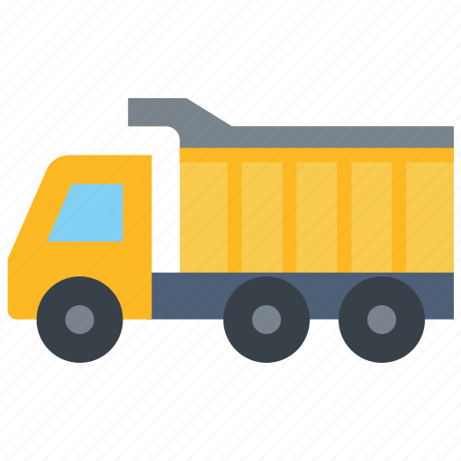 Dump, truck, transportation, vehicle, transport, industry, heavy icon - Download on Iconfinder