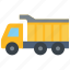 dump, truck, transportation, vehicle, transport, industry, heavy, service 