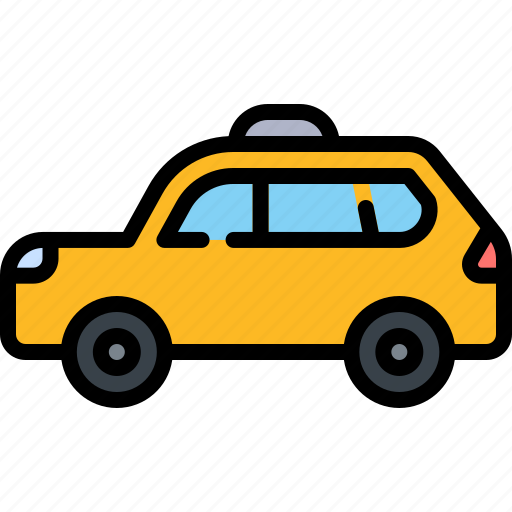 Taxi, transport, car, cab, transportation, automobile, service icon - Download on Iconfinder