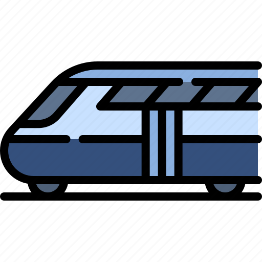 Train, transport, subway, metro, railway, transportation, track icon - Download on Iconfinder