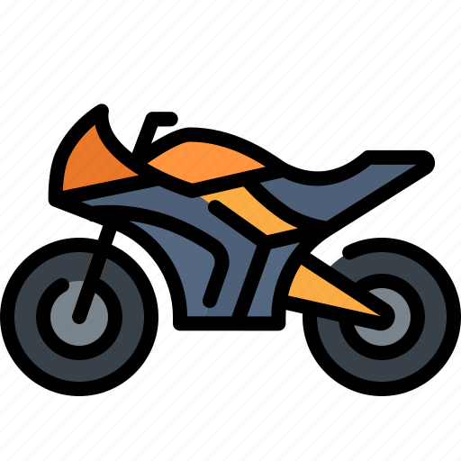 Motorcycle, motorbike, race, transportation, speed, vehicle, ride icon - Download on Iconfinder