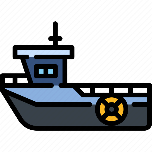 Ship, boat, fishing, sea, marine, vessel, sailboat icon - Download on Iconfinder
