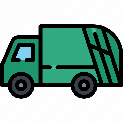 Trash, truck, garbage, rubbish, recycle, service, waste icon - Download on Iconfinder