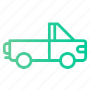 pickup, truck, shipping, package, parcel, transportation