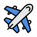 plane, airplane, flight, airport