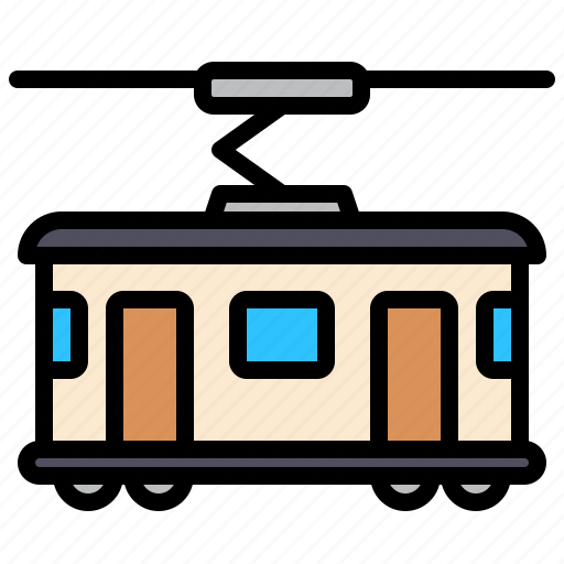 Tram, public, transportation, subway icon - Download on Iconfinder