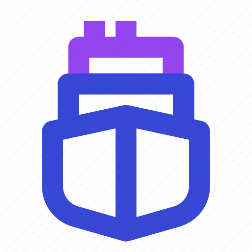 Small, ferry, front icon - Download on Iconfinder