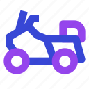 tricycle, motorcycle, transportation, automobile, transport, car, scooter, vespa