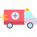 ambulance, emergency, medical, transportation, vehicle