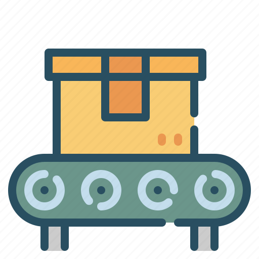 Assembly, conveyor, factory, product icon - Download on Iconfinder