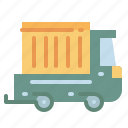 shipping, trailer, truck, van